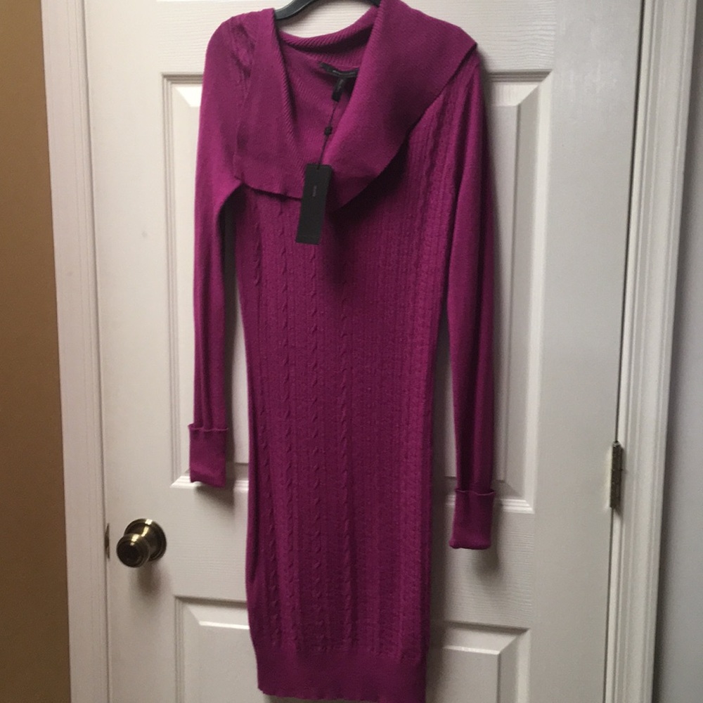 NWT BCBG Maxazria cableknit dress